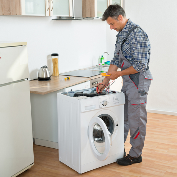 can you walk me through the steps of troubleshooting my washer issue in Harlem